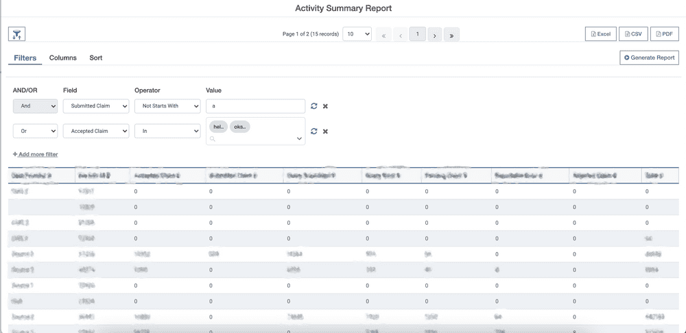 Reporting Tool