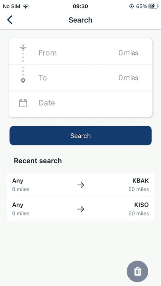 Jet Booking mobile application